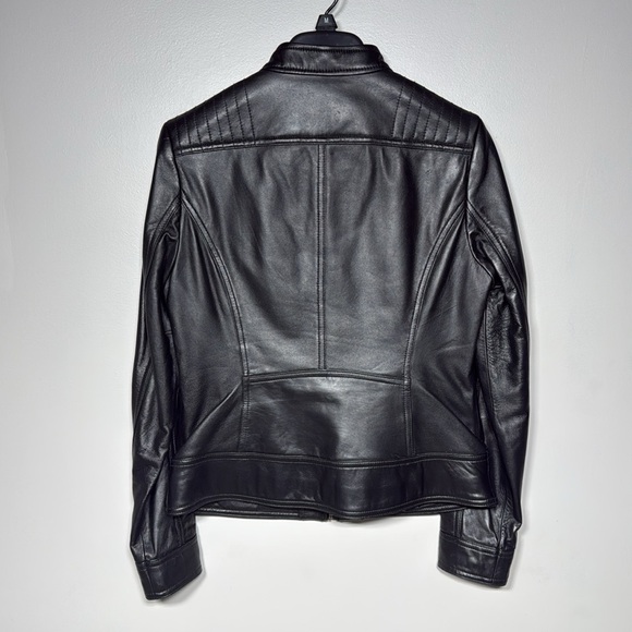 Guess Genuine Leather Jacket Women’s Size M - Picture 10 of 10